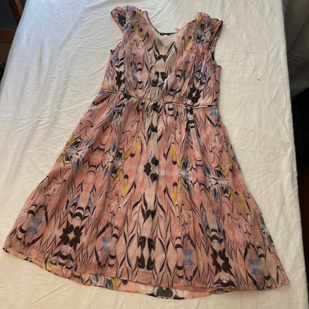 J.Crew pink silk dress